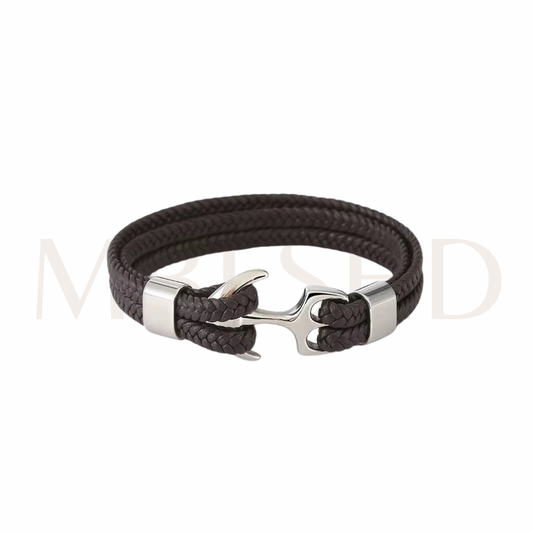 Classic Brown Anchor Bracelet