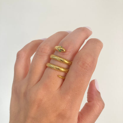 Spiral Snake Ring