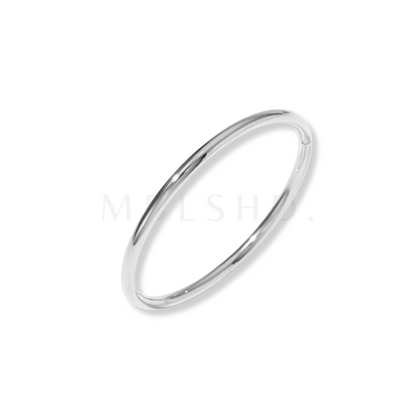 Plain Silver Bangle