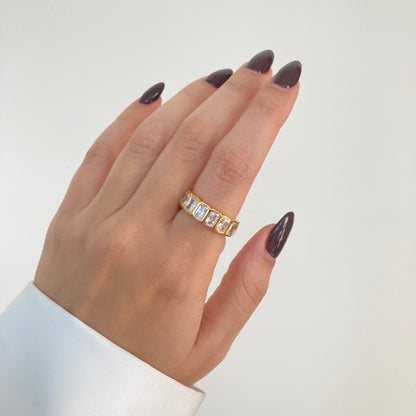 Square Eternity Ring