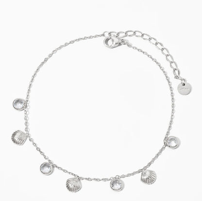 Shell Anklet Silver