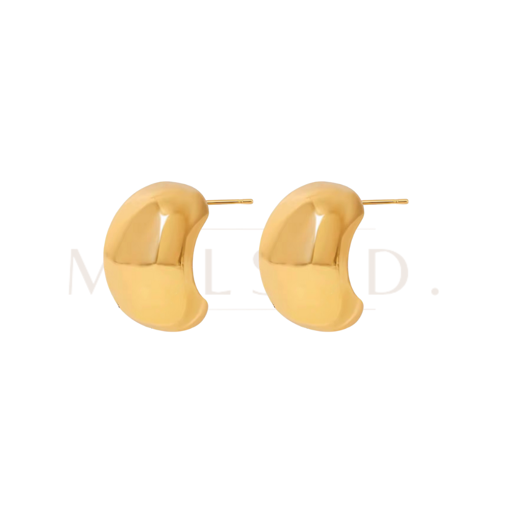 Golden Bean Earrings