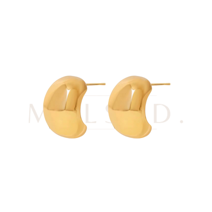 Golden Bean Earrings