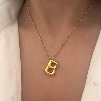 Balloon Letter Necklace