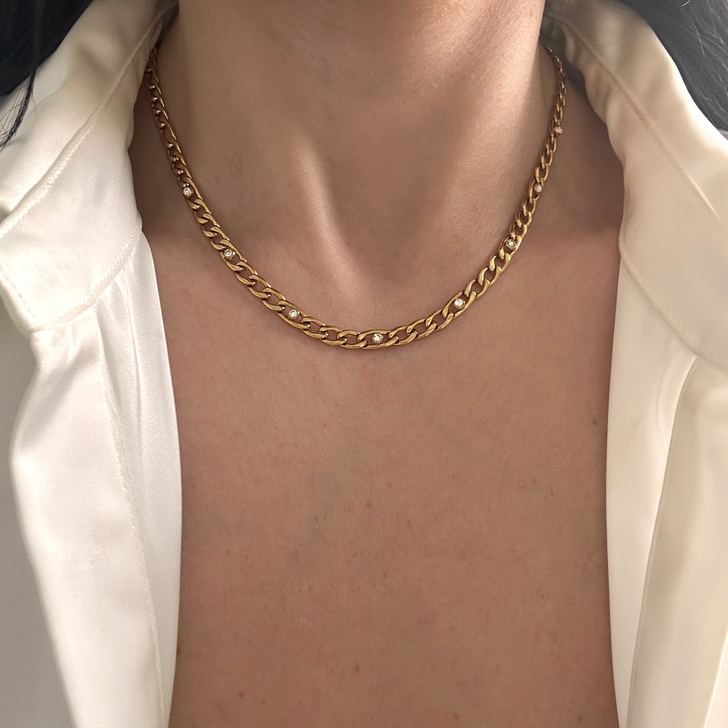 Figaro Zircon Necklace