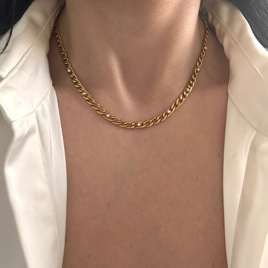 Figaro Zircon Necklace