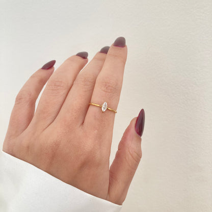 Dainty Marquise Stone Ring