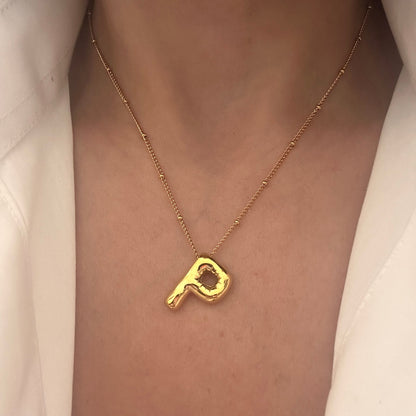 Balloon Letter Necklace