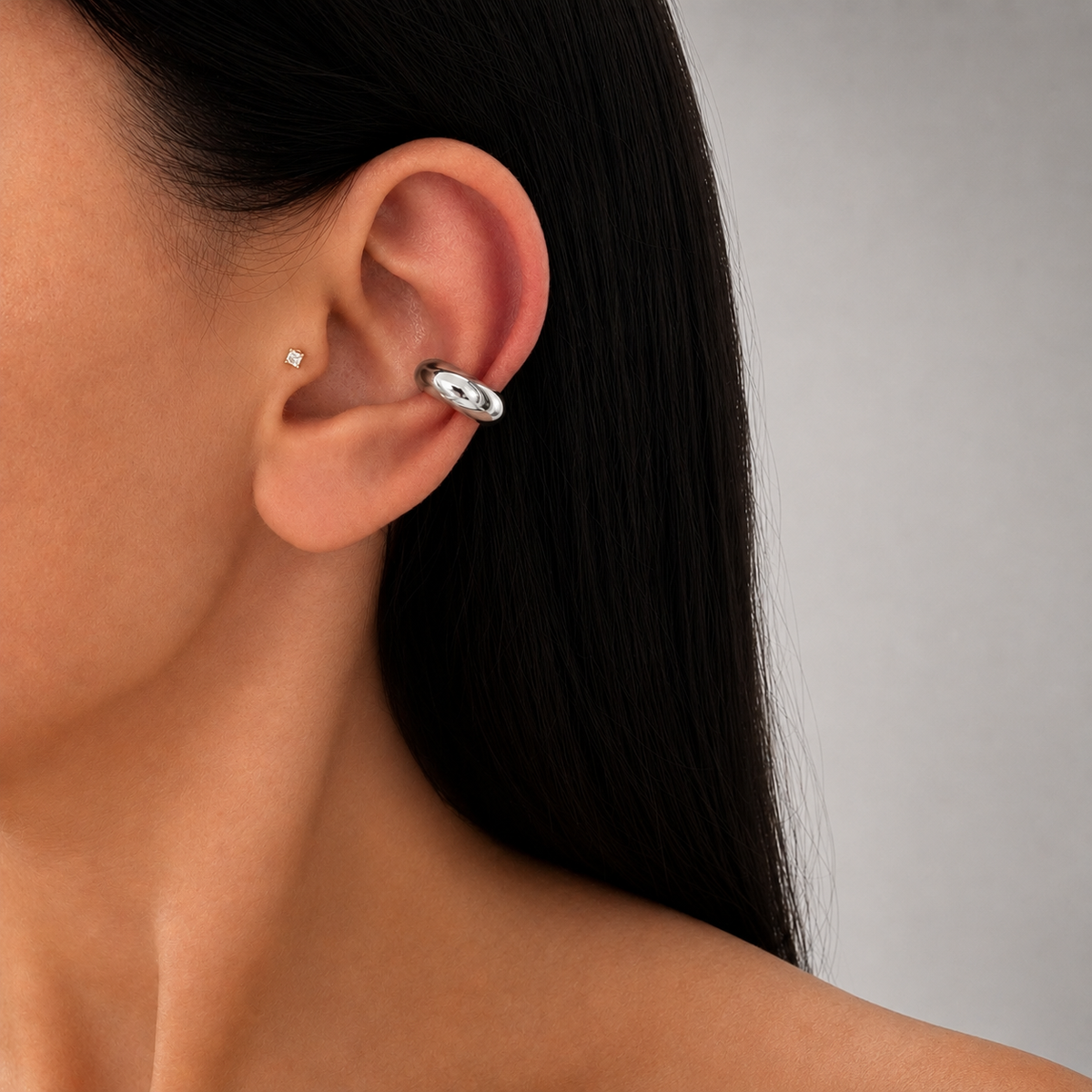 Bubbly Earcuffs -Silver-