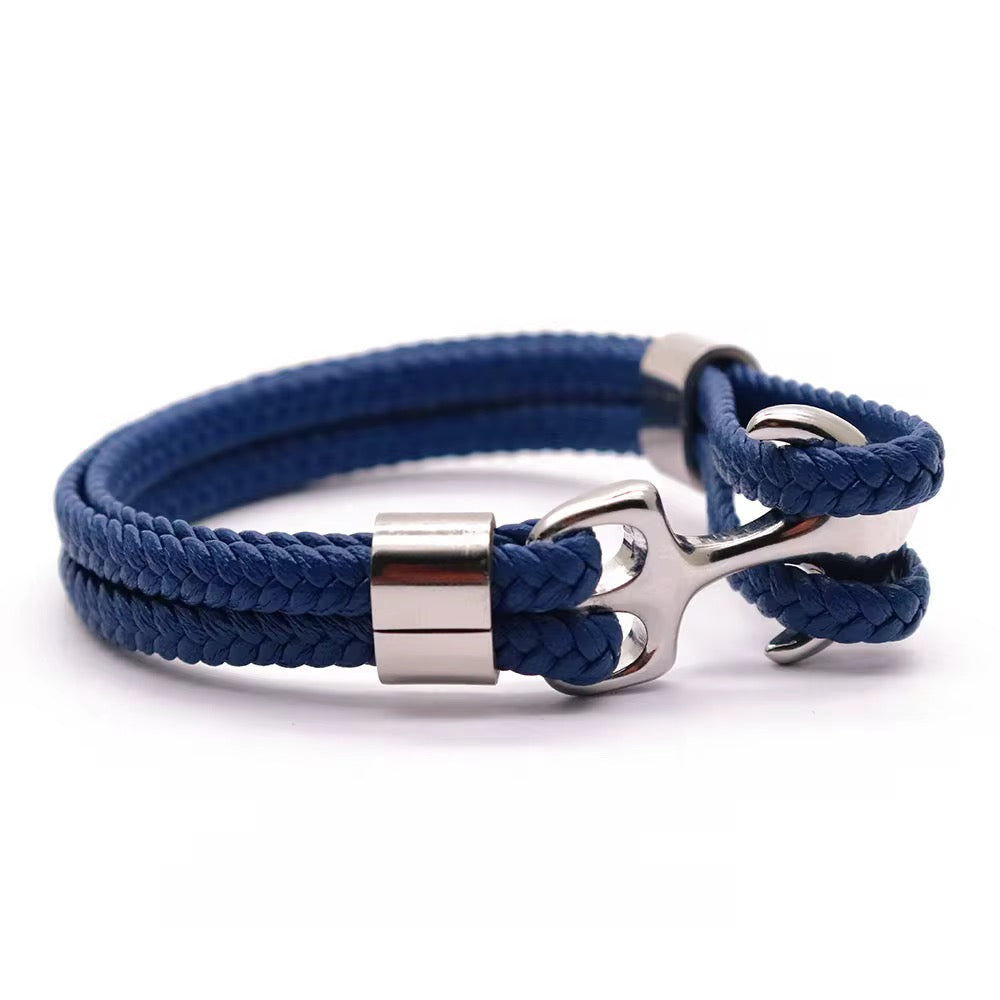 Admiral Blue Anchor Bracelet