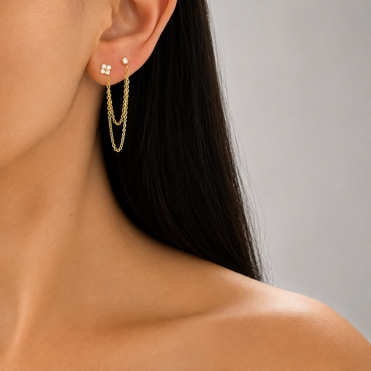 Clover Double Earrings