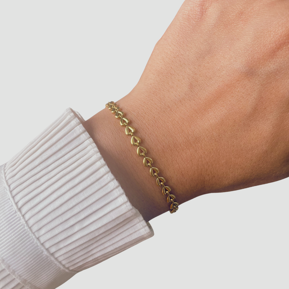 Heart Chain Bracelet