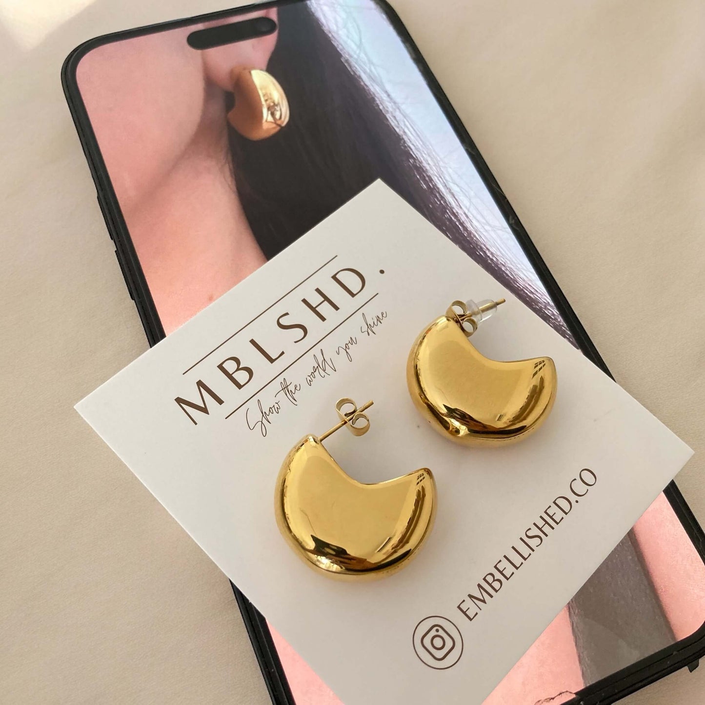 Bubbly PacMan Earrings