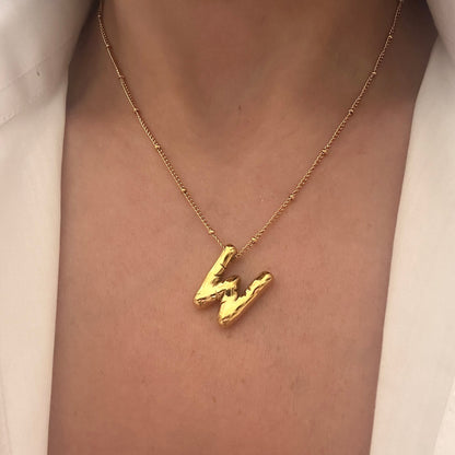 Balloon Letter Necklace
