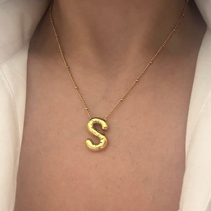 Balloon Letter Necklace