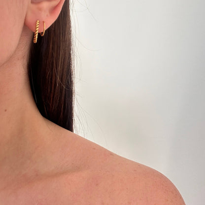 Twisted Double Earrings