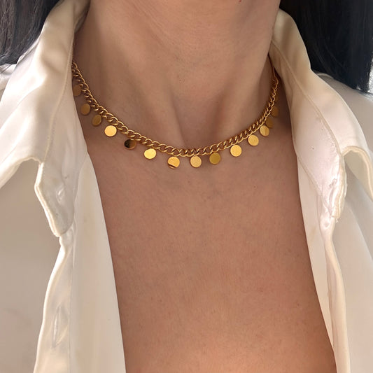 Round Tassel Necklace