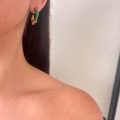 Bamboo Colored Earrings