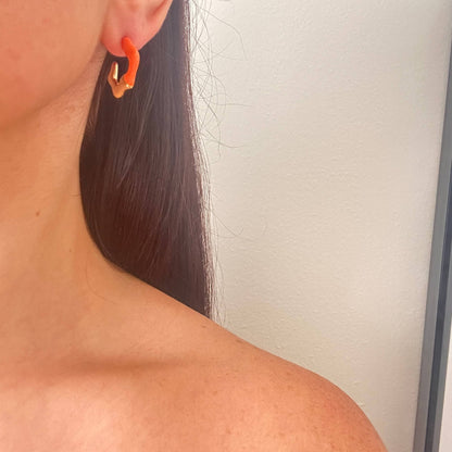 Bamboo Colored Earrings