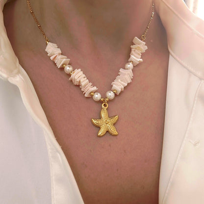 Starfish Pink Necklace