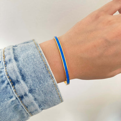 Colored Enamel Bangle