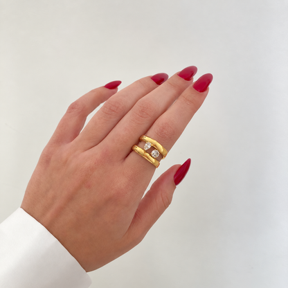Crown Rings Set