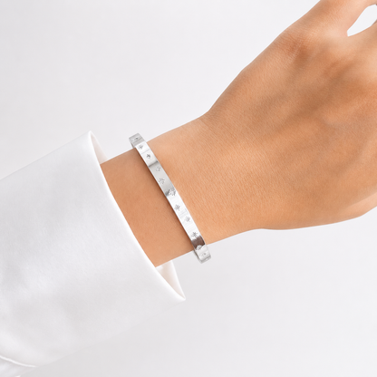 Small Stars Bangle -Silver-