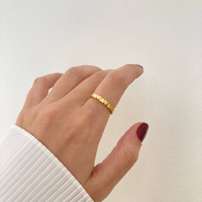 Heart Band Ring