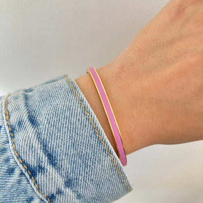 Colored Enamel Bangle