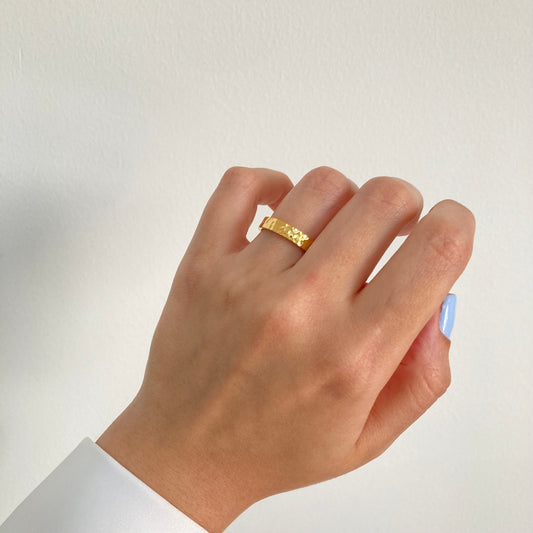 Hammered Band Ring