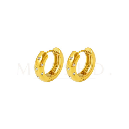 Stars Hoop Earrings