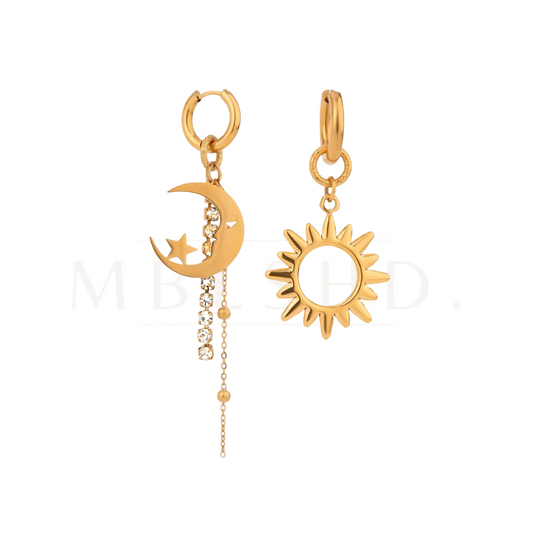 Mismatched Celestial Earrings
