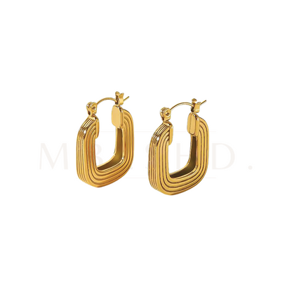 Chunky Square Earrings