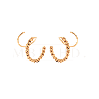 Twisted Double Earrings