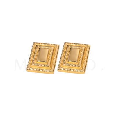 Rectangular Retro Earrings