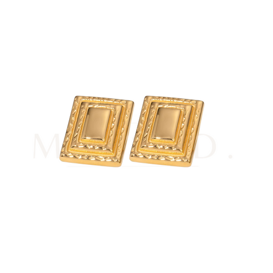 Rectangular Retro Earrings