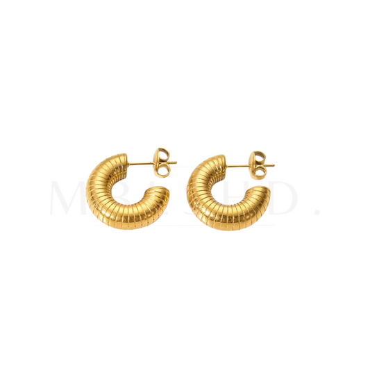 Dainty Snail Shell Earrings