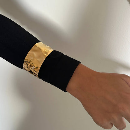 Hammered Statement Bangle