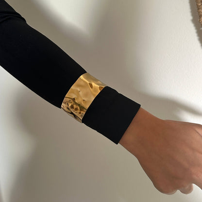 Hammered Statement Bangle