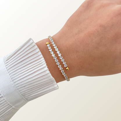 Gold Tennis Bangle