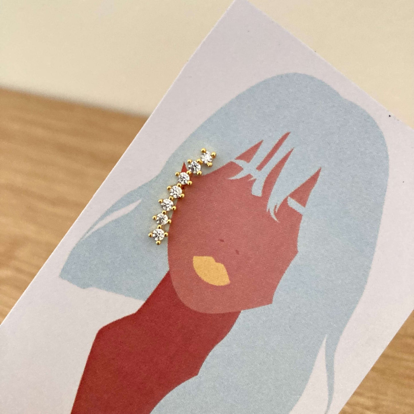 7 Zircons Arc Piercing