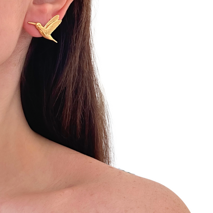 Hummingbird Stud Earrings