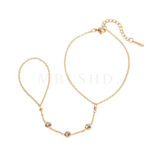 Zircon Hand Bracelet