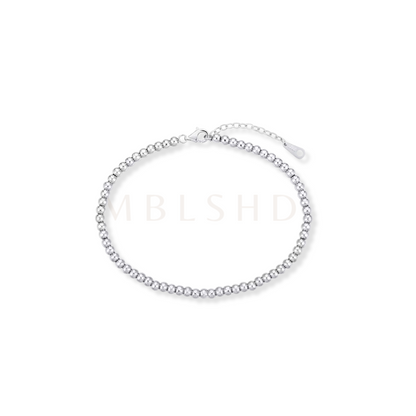 Ball Bead Bracelet Silver