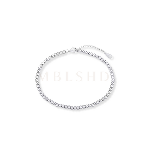 Ball Bead Bracelet Silver