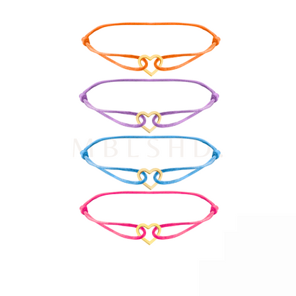 Colored Heart Bracelet