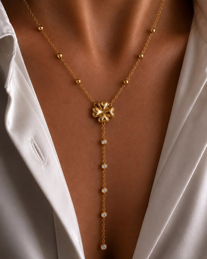 Blossom Y Shaped Necklace