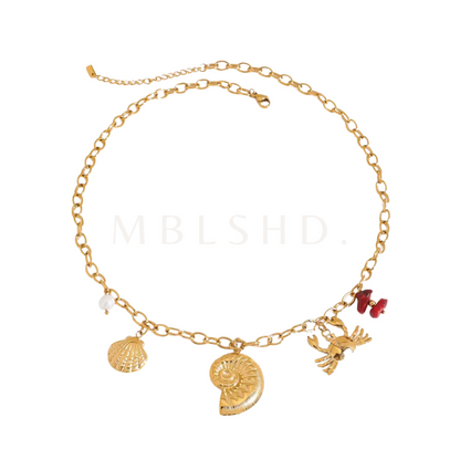 Statement Ocean Charms Necklace