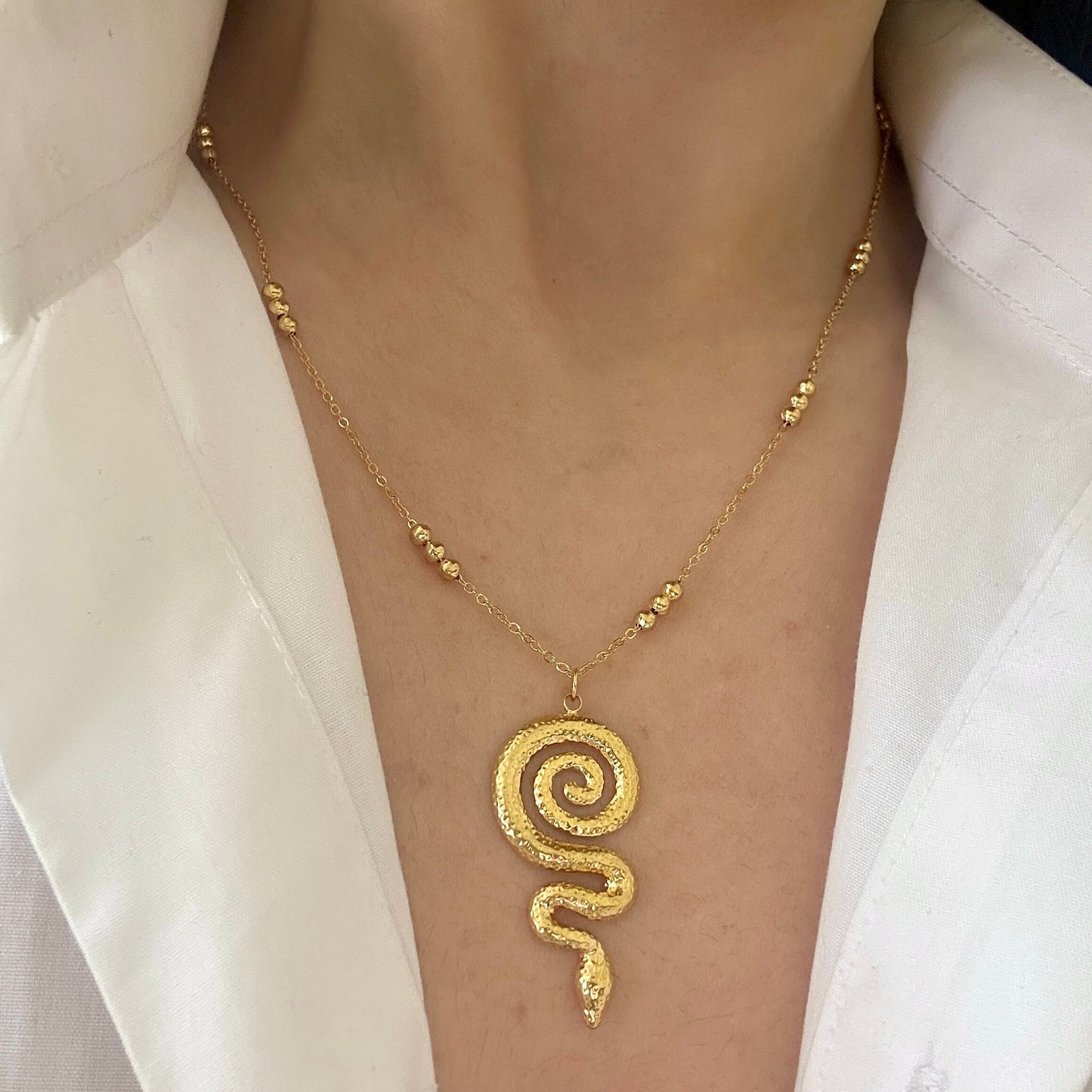 Statement Snake Necklace