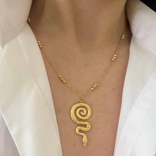 Statement Snake Necklace